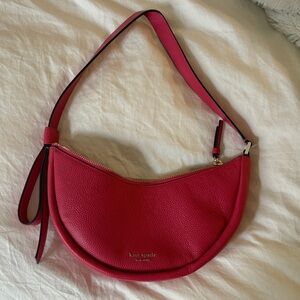 kate spade Hot Pink Crescent Shoulder Bag